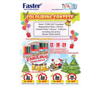 <b>Faster Coloring Contest@ Talent Bookstore (Tasek Central) @17 December 2017</b>